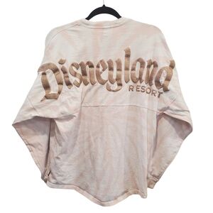 Disneyland Resort Spirit Jersey Pink Tie Dye Size XS Disney Rose Gold Glitter